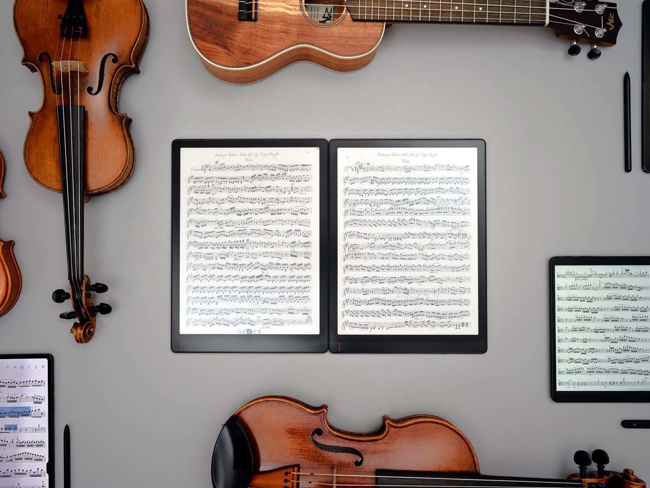 Los mejores e-readers para músicos, lectores electrónicos con partituras, PadMu, Onyx Boox