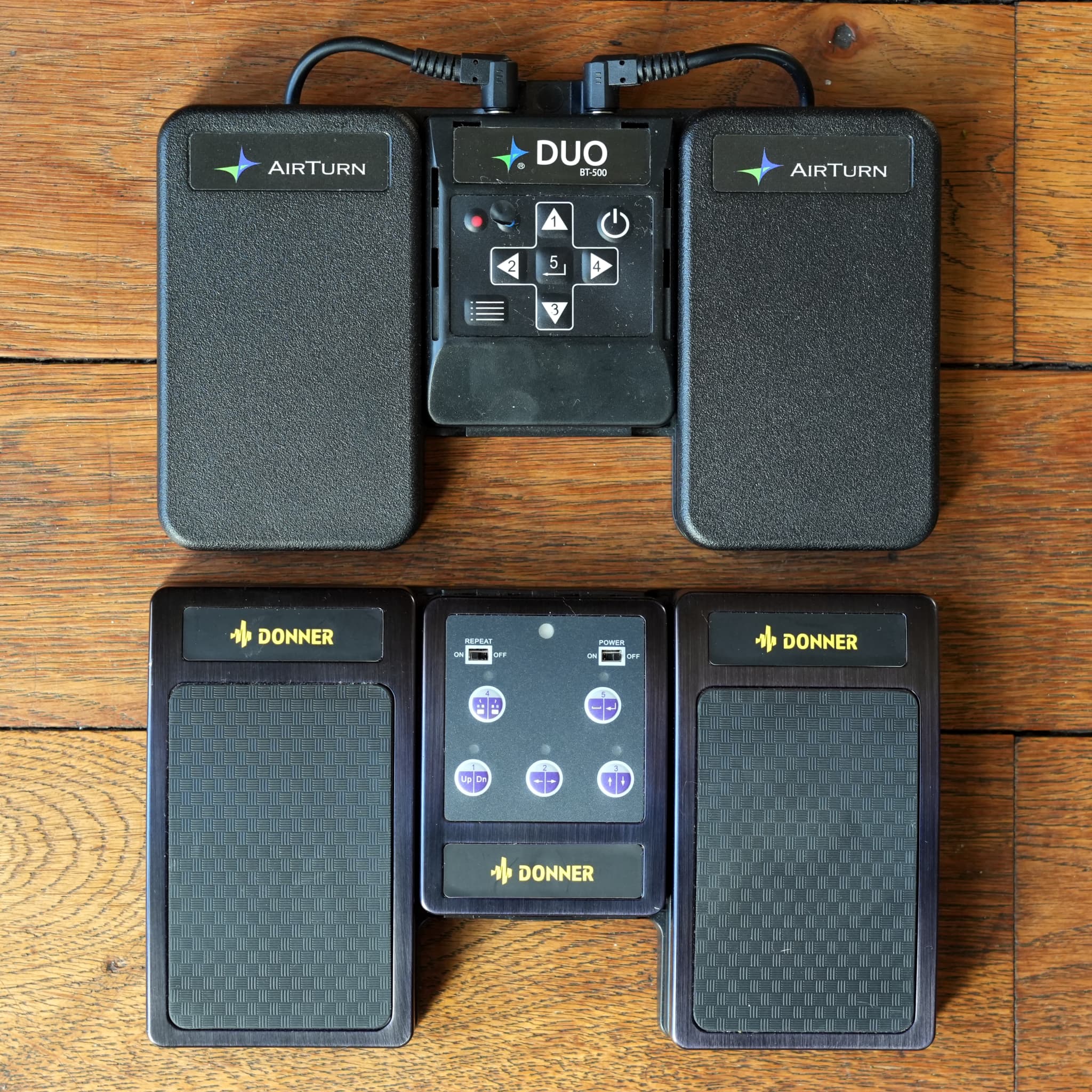 Pedal Airturn Duo vs. Donner